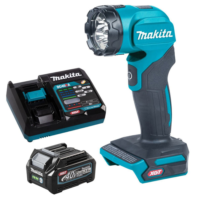 Makita ML001G 40V LED Flashlight Torch With 1 x 2.5Ah Battery & Charger - MonkeyTools
