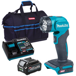 Makita ML001G 40V LED Flashlight Torch With 1 x 2.5Ah Battery Charger & Bag - MonkeyTools