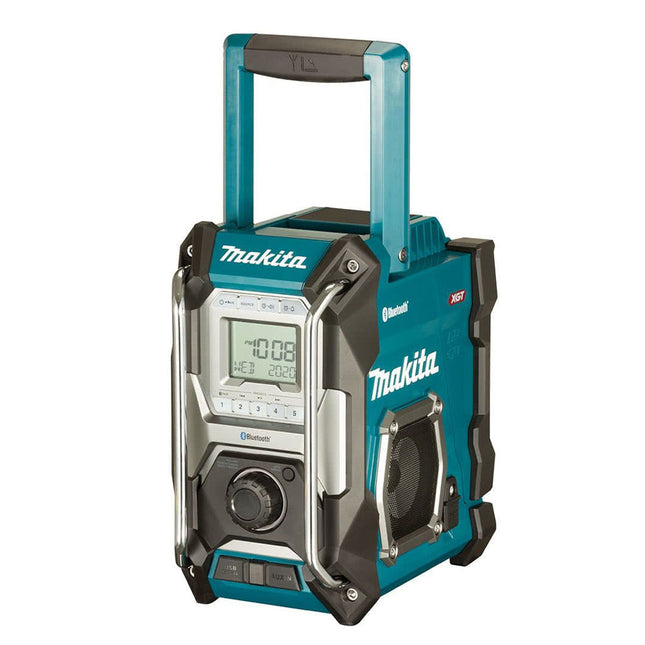Makita MR002GZ 12V/40V max CXT/ LXT/ XGT Blue Job Site Radio With Bluetooth Body Only - MonkeyTools
