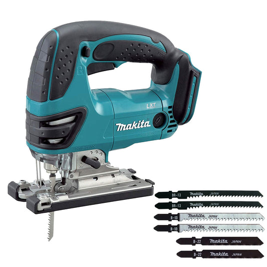 Makita DJV180ZX 18V LXT Cordless Jigsaw Body Only With Blade Set - MonkeyTools