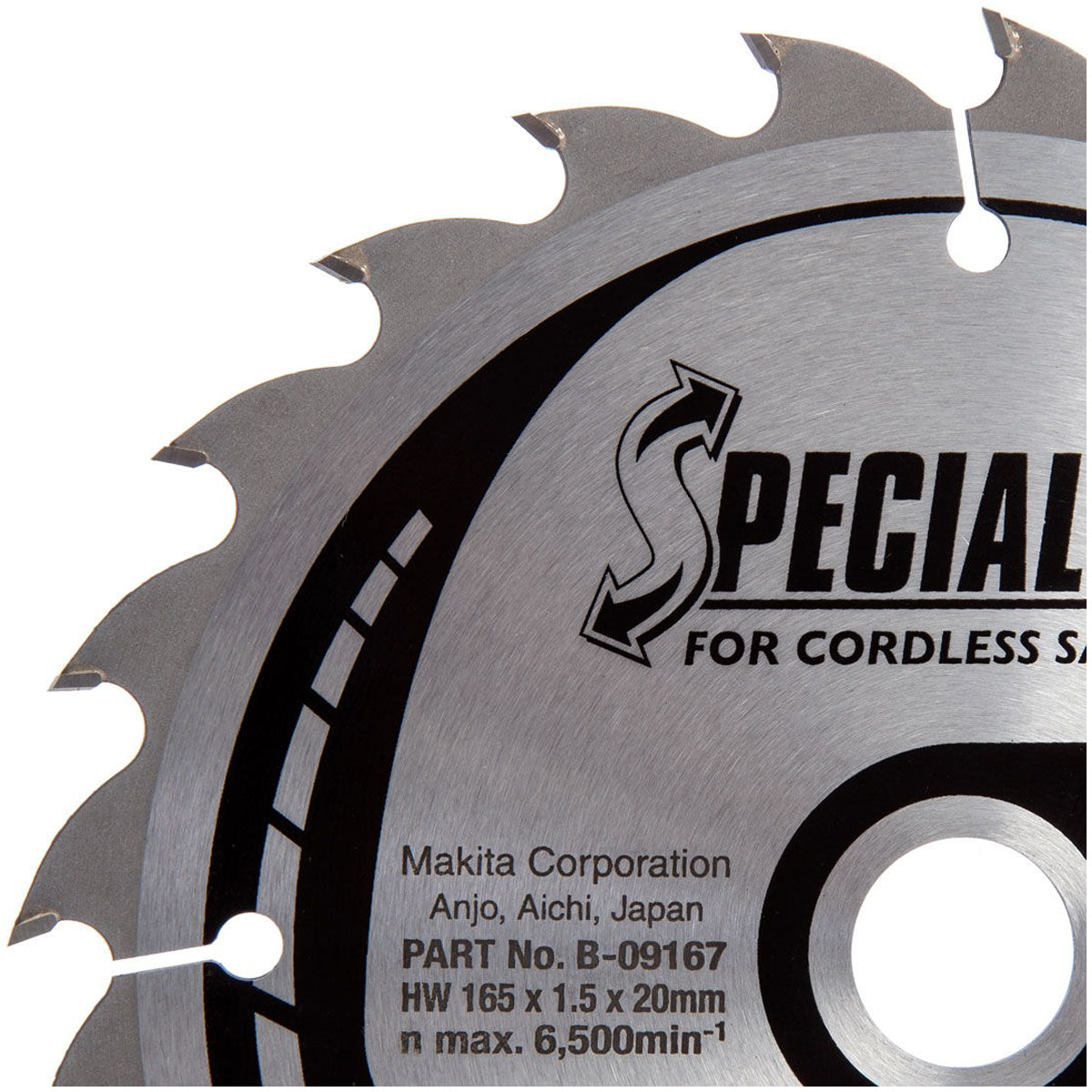 Makita 165mm 24T Wood Specialized Circular Saw Blade B-32904 - MonkeyTools