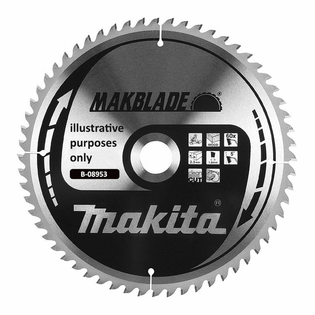 Makita 190mm 60T Makblade Plus Mitre Saw Cut Blade B-32580 - MonkeyTools