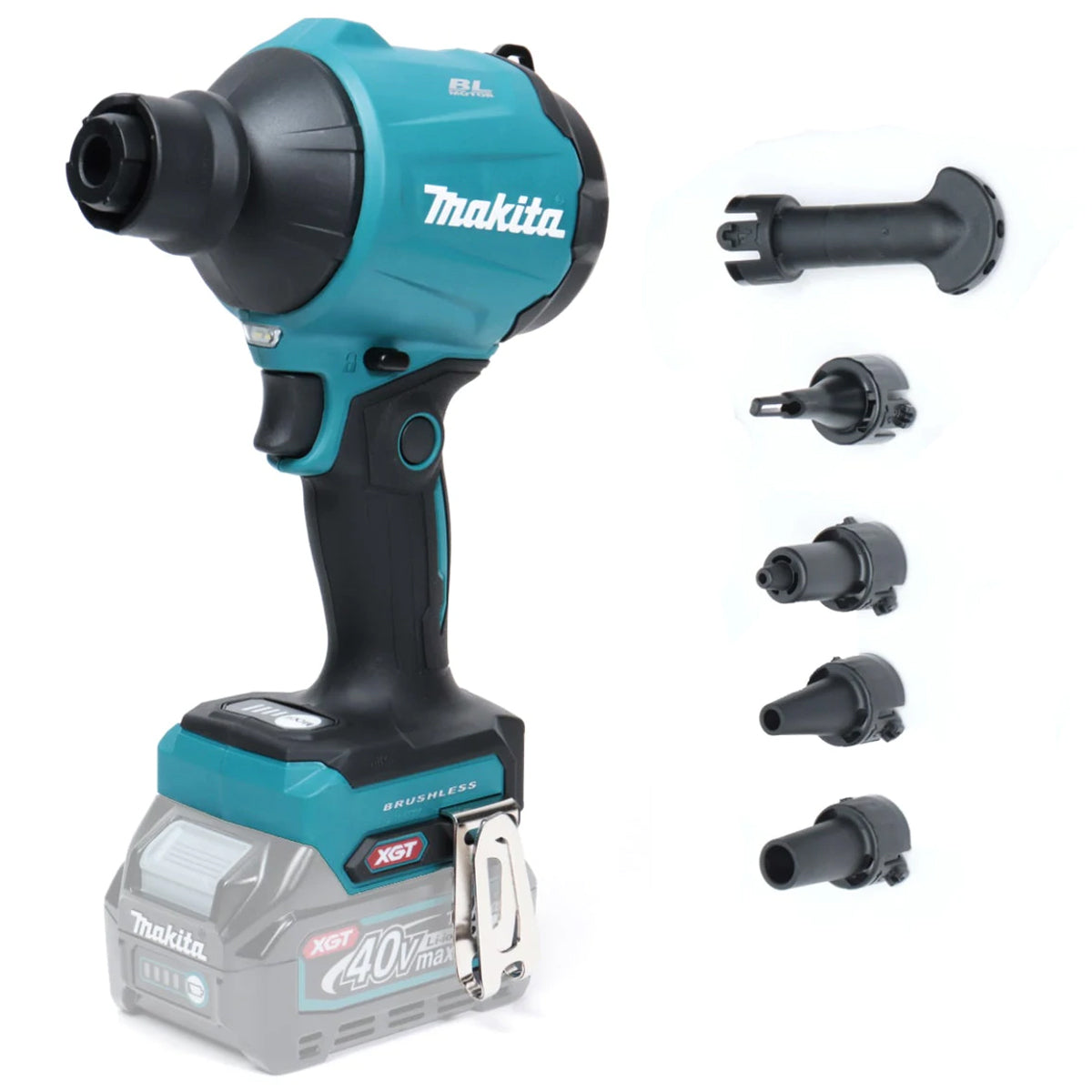 Makita AS001GZ 40V Brushless Dust Blower With 1 x 2.5Ah Battery & Charger - MonkeyTools