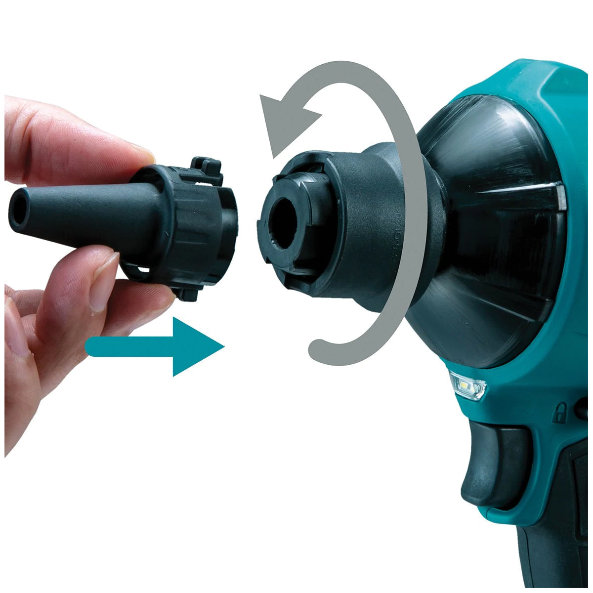 Makita AS001GZ 40V Brushless Dust Blower With 1 x 2.5Ah Battery & Charger - MonkeyTools