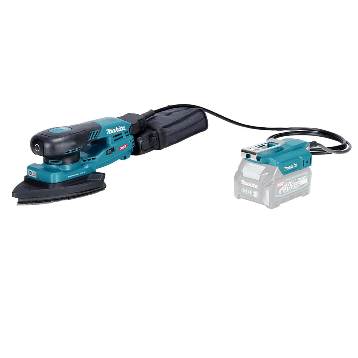 Makita BO006CGZ 40VMax XGT 100 x 150mm Brushless Orbital Sander Body Only - MonkeyTools
