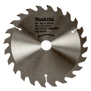 Makita D-03333 165mm Circular Saw Blade For Portable Saws - MonkeyTools