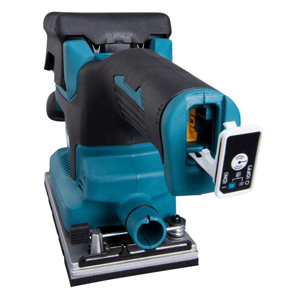 Makita DBO381ZU 18V Brushless Finishing Sander with 1 x 5.0Ah Battery Charger & Bag - MonkeyTools
