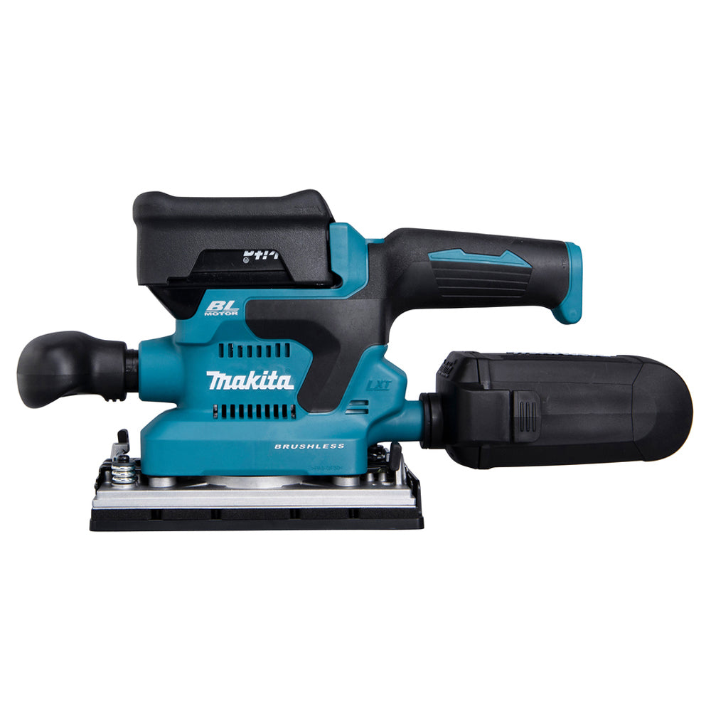 Makita DBO381ZU 18V Brushless Finishing Sander with 1 x 5.0Ah Battery Charger & Bag - MonkeyTools