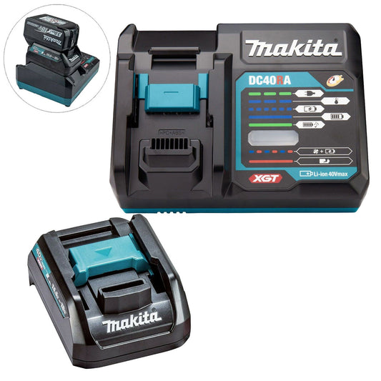 Makita DC40RA/2 40V Max XGT Fast Charger 240V With Charger Adaptor - MonkeyTools
