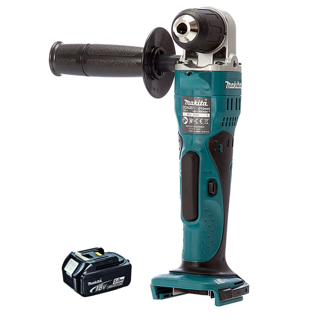 Makita DDA351Z 18v LXT Angle Drill Driver With 1 x 5.0Ah Battery - MonkeyTools