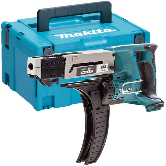 Makita DFR550Z 18v LXT Auto Feed Drywall Collated Screwdriver Bare + Makpac Case - MonkeyTools