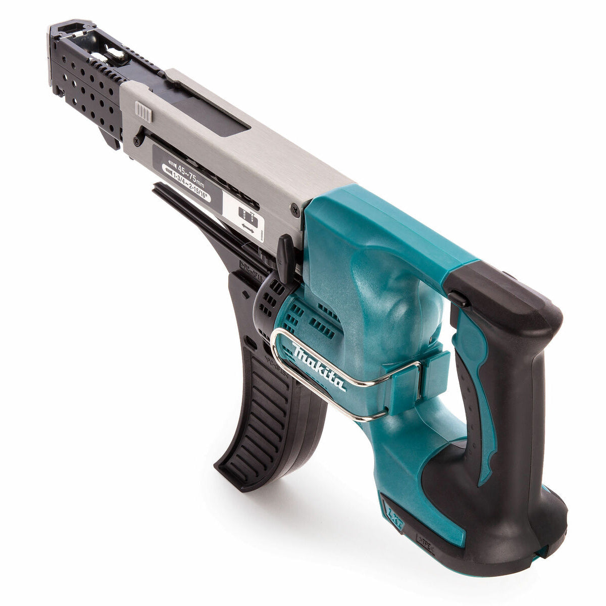 Makita DFR750Z 18V 45 – 75 mm Auto Feed Screwdriver With 1 x 5.0Ah Battery & Charger - MonkeyTools