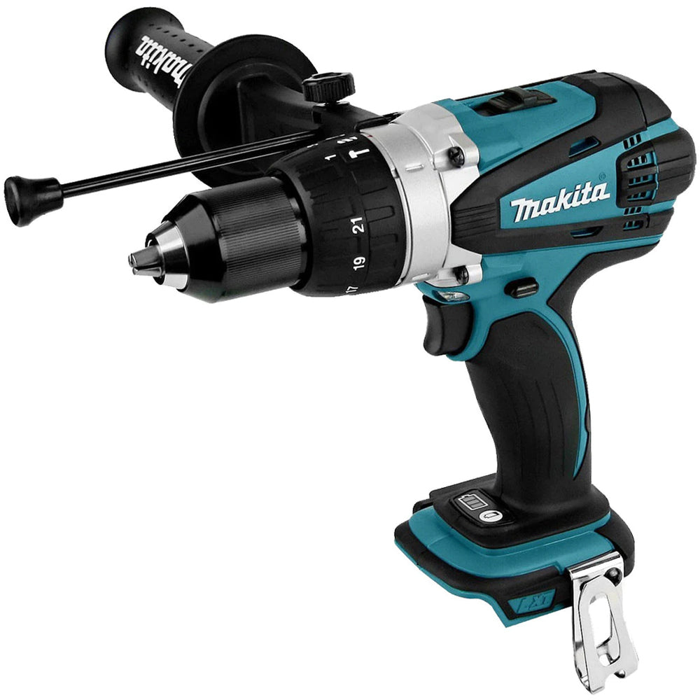 Makita DHP458Z 18V 2 Speed Combi Drill with 1 x 5.0Ah Battery Charger & Bag - MonkeyTools