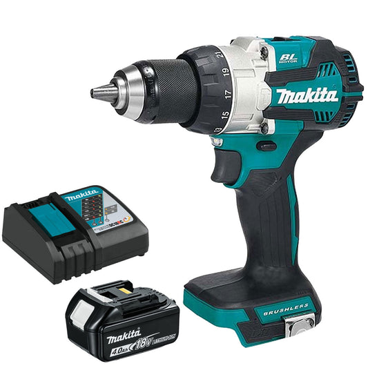 Makita DHP489Z 18V Brushless Combi Drill With 1 x 4.0Ah Battery & Charger - MonkeyTools