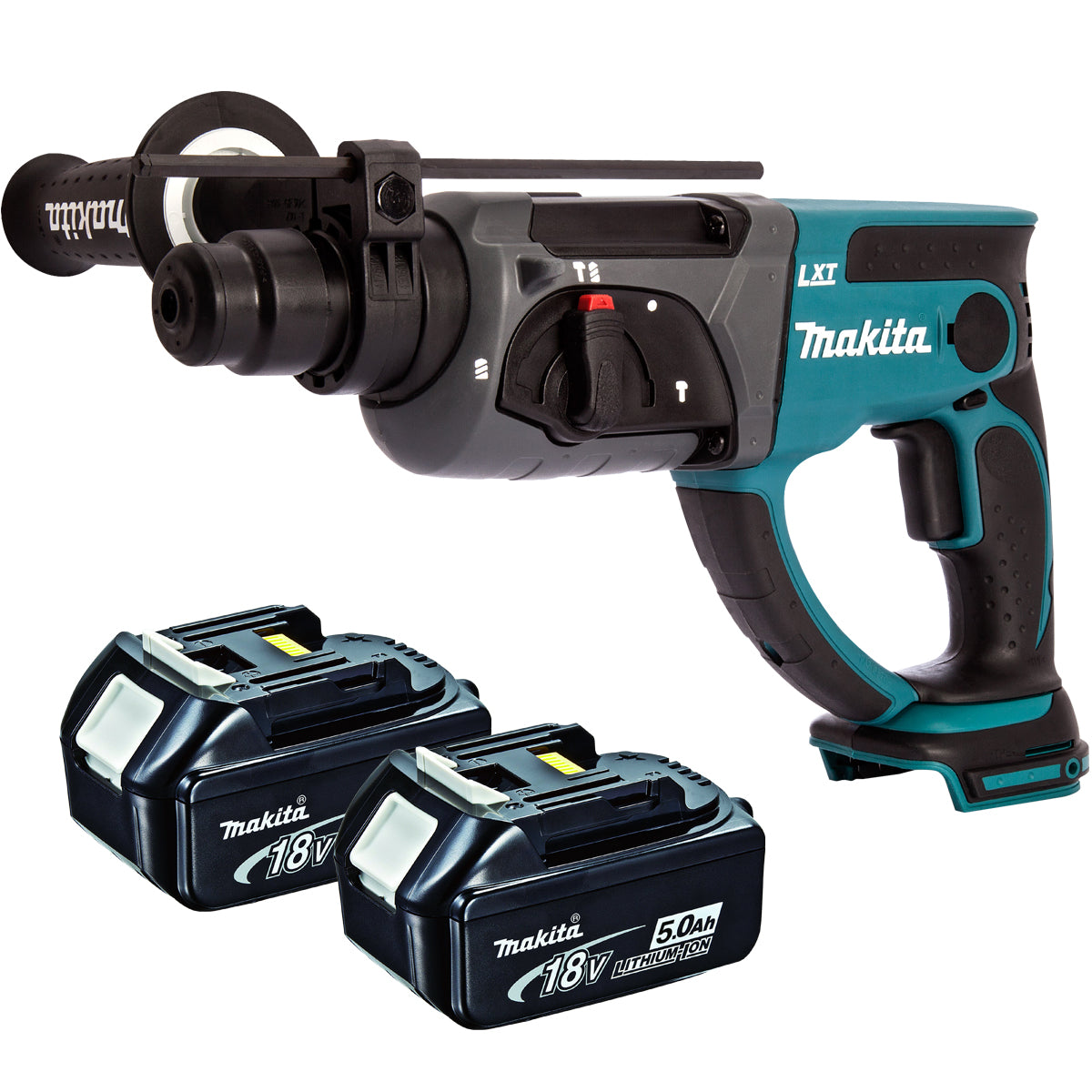 Makita DHR202Z 18V SDS+ Rotary Hammer Drill With 2 x 5.0Ah Batteries - MonkeyTools