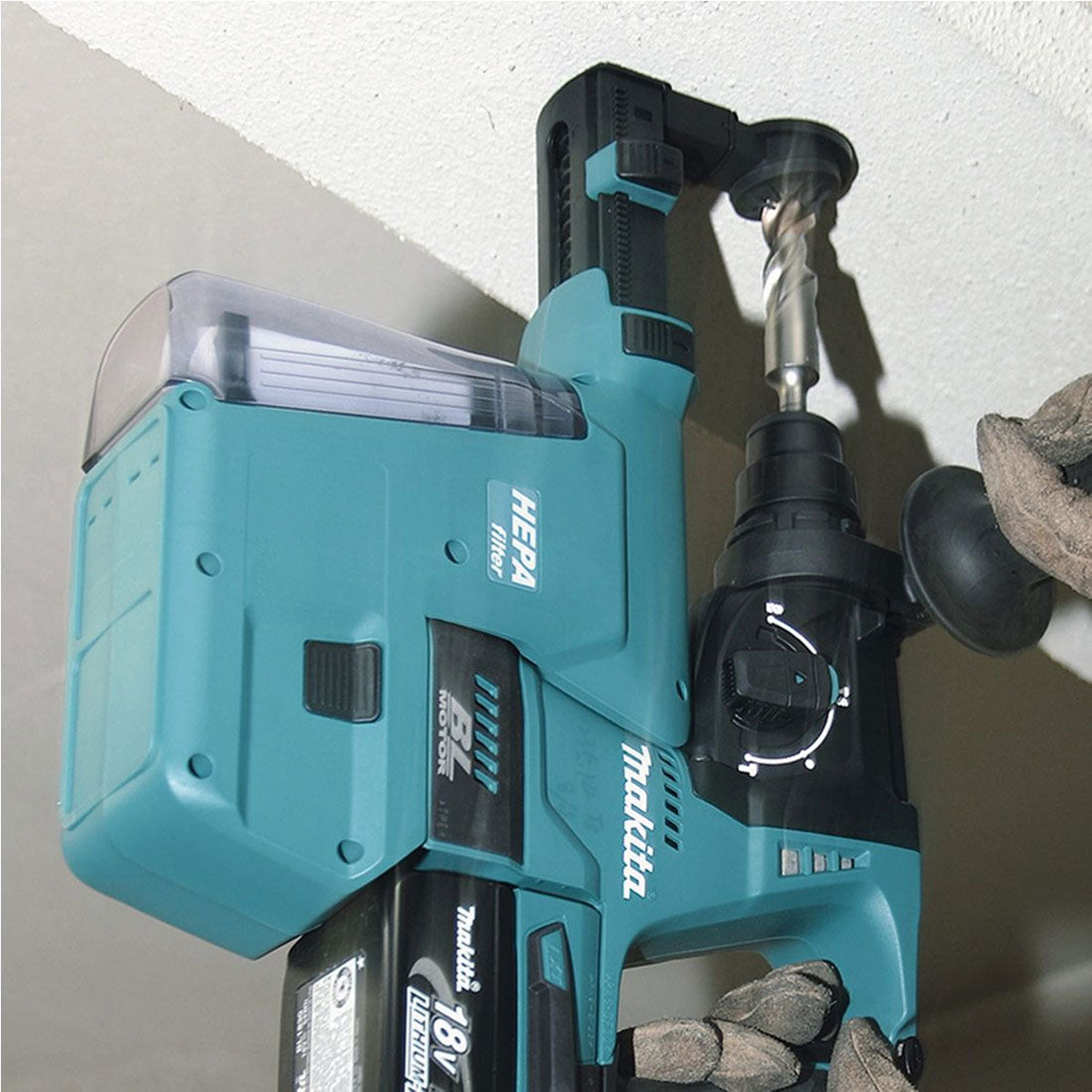 Makita DHR243RTJW 18V LXT Brushless SDS+ Hammer Drill With 2 x 5.0Ah Battery & Charger - MonkeyTools