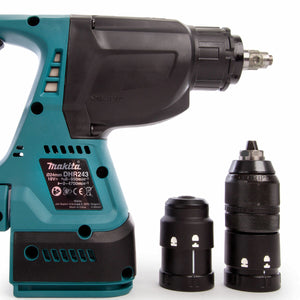 Makita DHR243Z 18V SDS+ Brushless Rotary Hammer Drill with 1 x 5.0Ah Battery & Charger - MonkeyTools