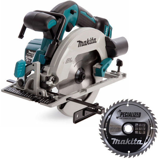 Makita DHS680Z 18V Cordless Brushless 165mm Circular Saw Body with 1 x Blade 40T - MonkeyTools