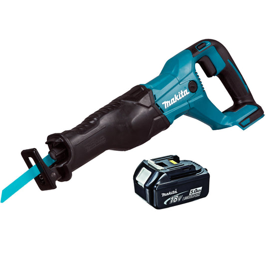 Makita DJR186Z 18V LXT Reciprocating Saw With 1 x 5.0Ah Battery - MonkeyTools