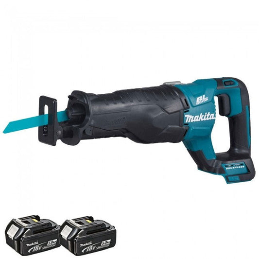 Makita DJR187Z 18v Brushless Reciprocating Saw With 2 x 5Ah Batteries T4TKIT-365 - MonkeyTools