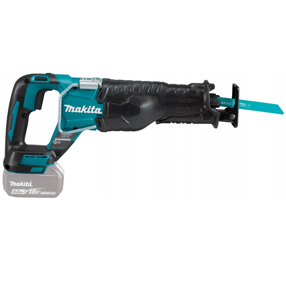 Makita DJR187Z 18V LXT Brushless Reciprocating Saw With 1 x 5.0Ah Battery Charger - MonkeyTools