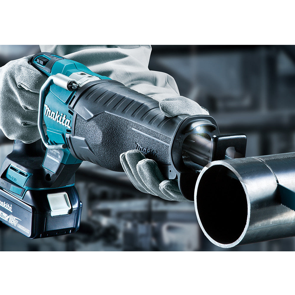 Makita DJR187Z 18V LXT Brushless Reciprocating Saw With 1 x 5.0Ah Battery Charger - MonkeyTools