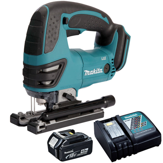 Makita DJV180Z 18V Cordless Jigsaw with 1 x 4.0Ah Battery & Charger - MonkeyTools