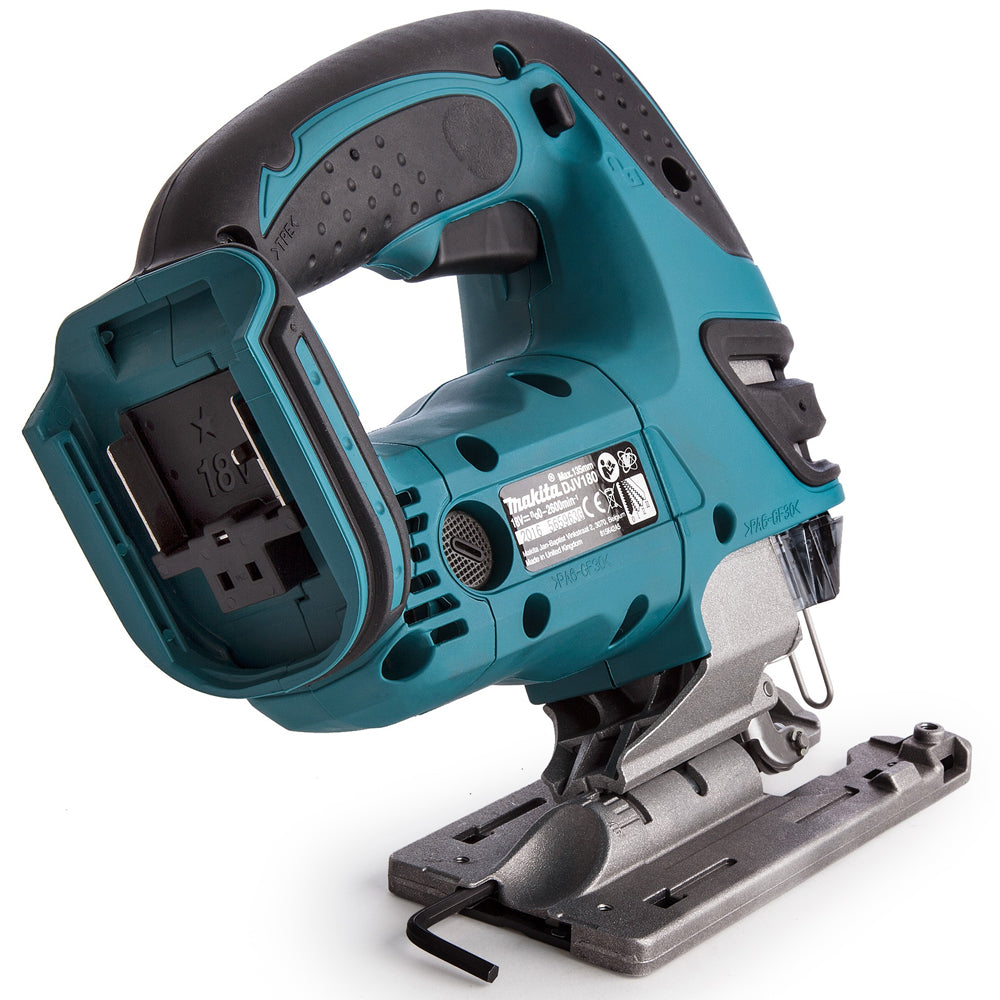 Makita DJV180Z 18V Cordless Jigsaw with 1 x 5.0Ah Battery Charger & Bag - MonkeyTools