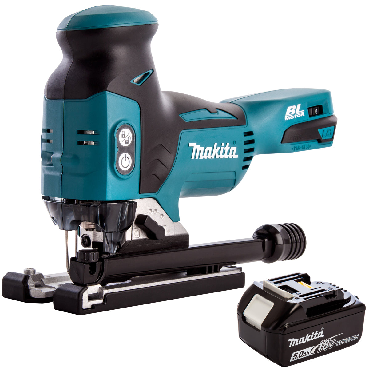 Makita DJV181Z 18V LXT Li-ion Brushless Jigsaw With 1 x 5.0Ah Battery - MonkeyTools
