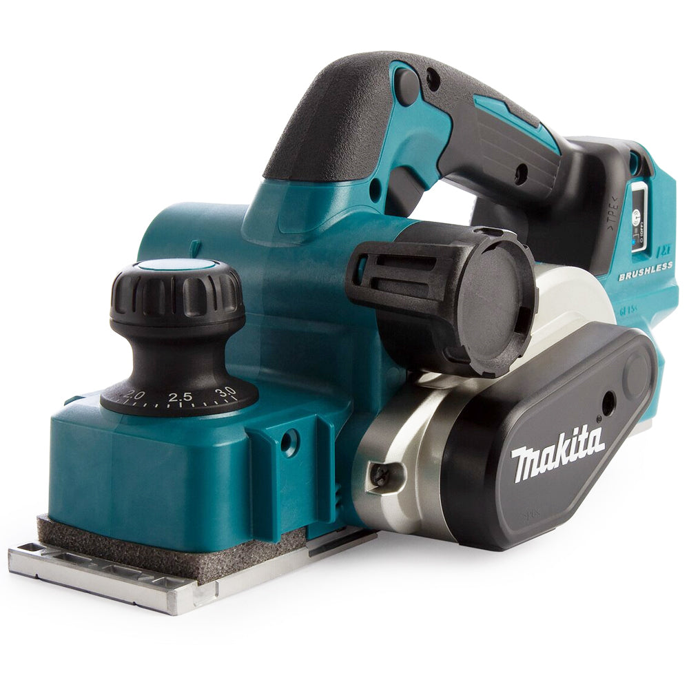 Makita DKP181Z 18V Brushless 82mm Planer with 1 x 5.0Ah Battery Charger & Bag - MonkeyTools