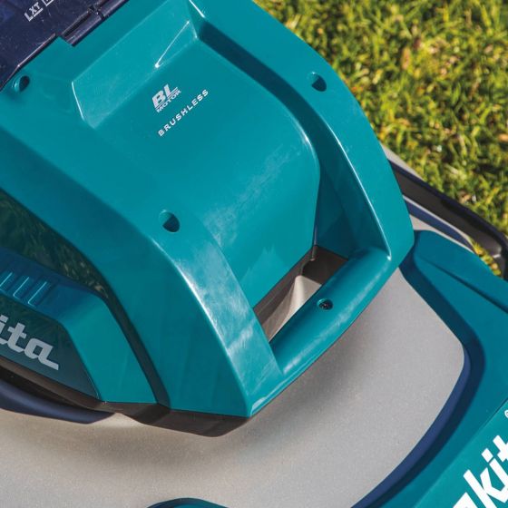 Makita DLM460PT4 36V LXT Brushless 460mm Lawn Mower With 4 x 5.0Ah Batteries & Charger - MonkeyTools