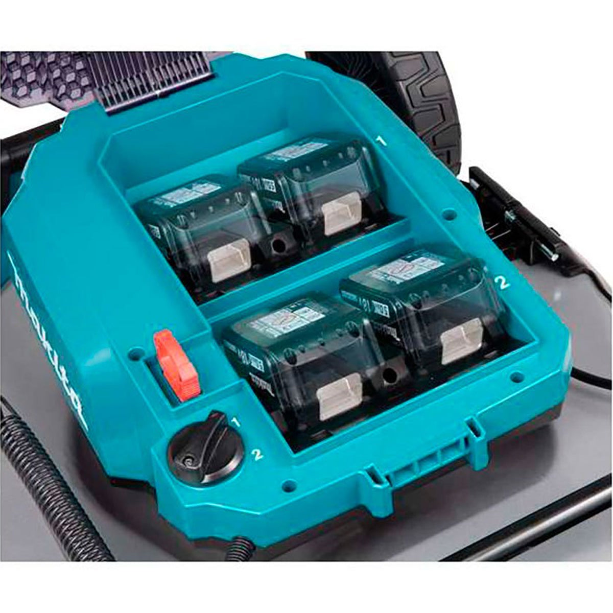 Makita DLM530PT4 36V LXT Brushless 530mm Lawn Mower With 4 x 5.0Ah Batteries & Charger - MonkeyTools
