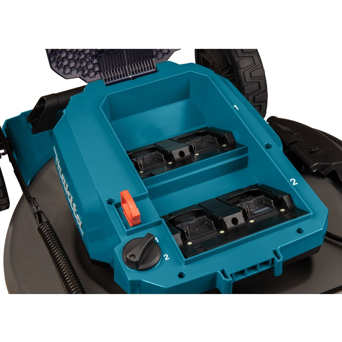 Makita DLM530PT4 36V LXT Brushless 530mm Lawn Mower With 4 x 5.0Ah Batteries & Charger - MonkeyTools