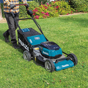 Makita DLM530Z 36V Brushless 530mm Lawn Mower with 2 x 5.0Ah Battery & Charger - MonkeyTools
