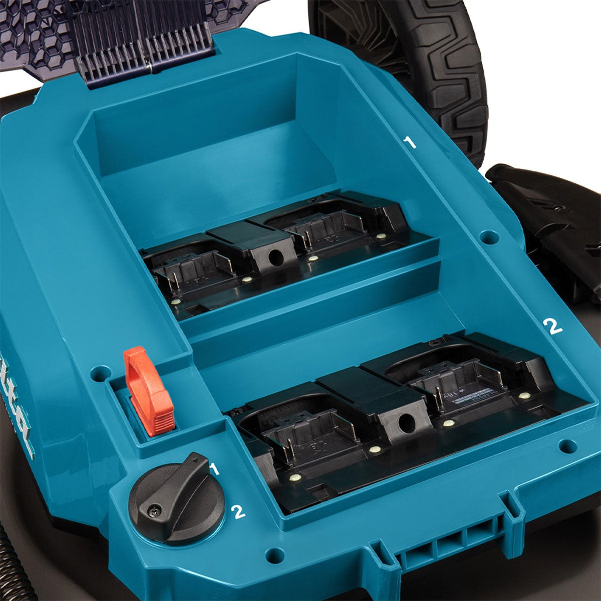 Makita DLM530Z 36V Brushless 530mm Lawn Mower with 2 x 5.0Ah Battery & Charger - MonkeyTools