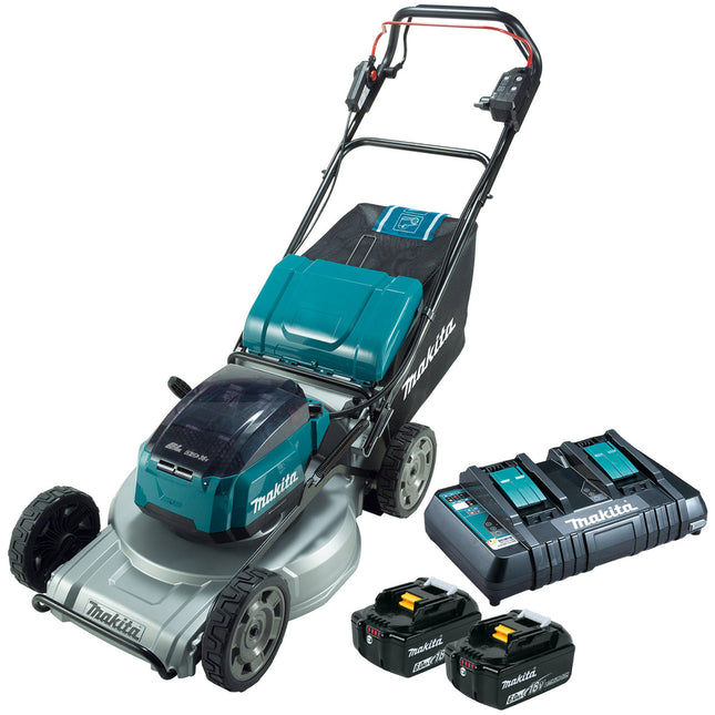 Makita DLM533PG2 36V LXT Brushless 530mm Lawn Mower With 2 x 6.0Ah Batteries & Charger - MonkeyTools