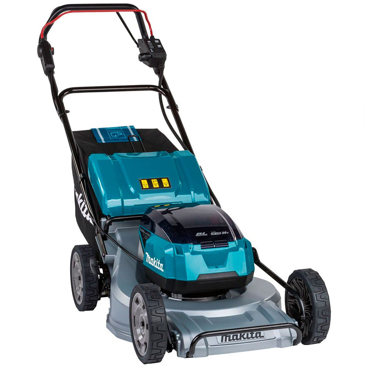 Makita DLM533PG2 36V LXT Brushless 530mm Lawn Mower With 2 x 6.0Ah Batteries & Charger - MonkeyTools