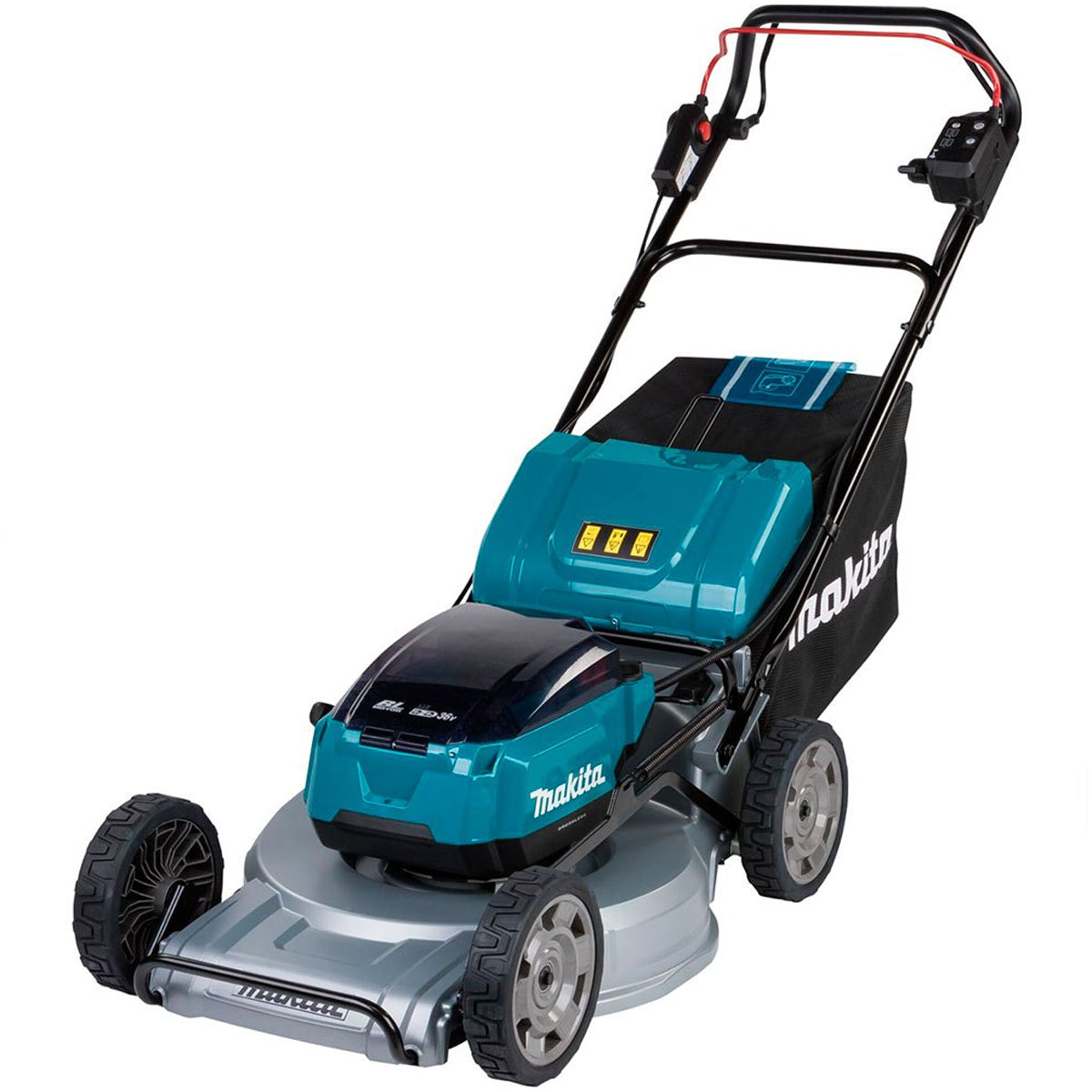 Makita DLM533PG2 36V LXT Brushless 530mm Lawn Mower With 2 x 6.0Ah Batteries & Charger - MonkeyTools