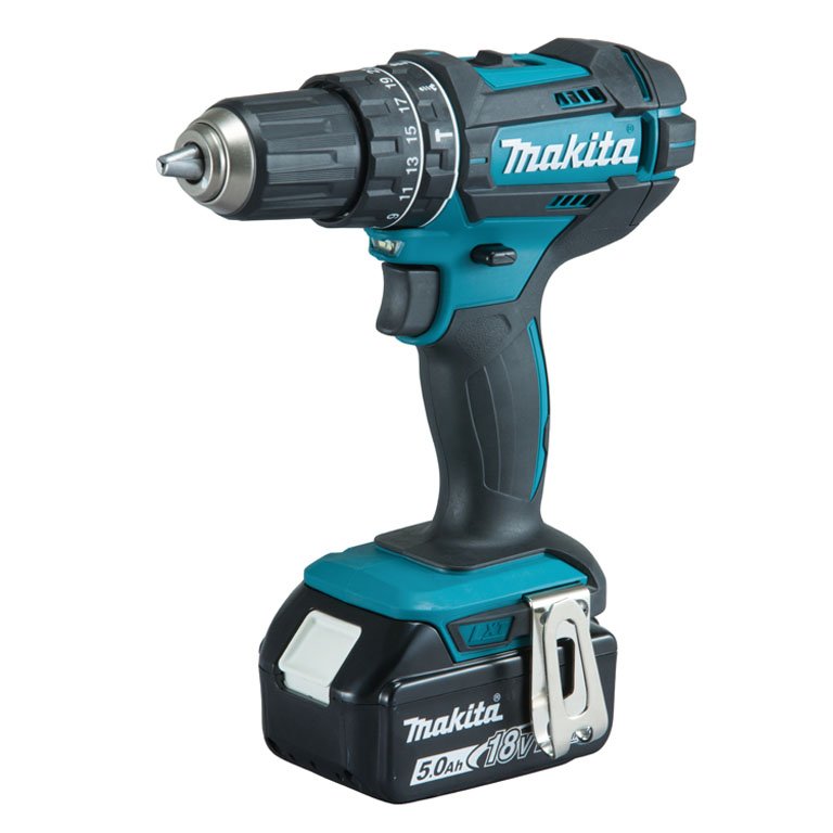 Makita DLX2137PTJ 18V Combi Drill + Rotary Hammer Drill With 4 x 5.0Ah Batteries, Charger & Case - MonkeyTools