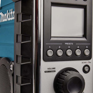 Makita DMR116 14.4/18V AM/FM Jobsite Radio With 1 x 5.0Ah Battery & Charger - MonkeyTools