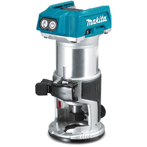 Makita DRT50Z 18V Brushless Router Trimmer With Plunge Router Base & Dust Nozzle Set - MonkeyTools