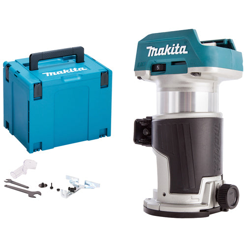 Makita DRT50ZJ 18V LXT Li-ion Brushless Router Trimmer Body With Makpac Case - MonkeyTools