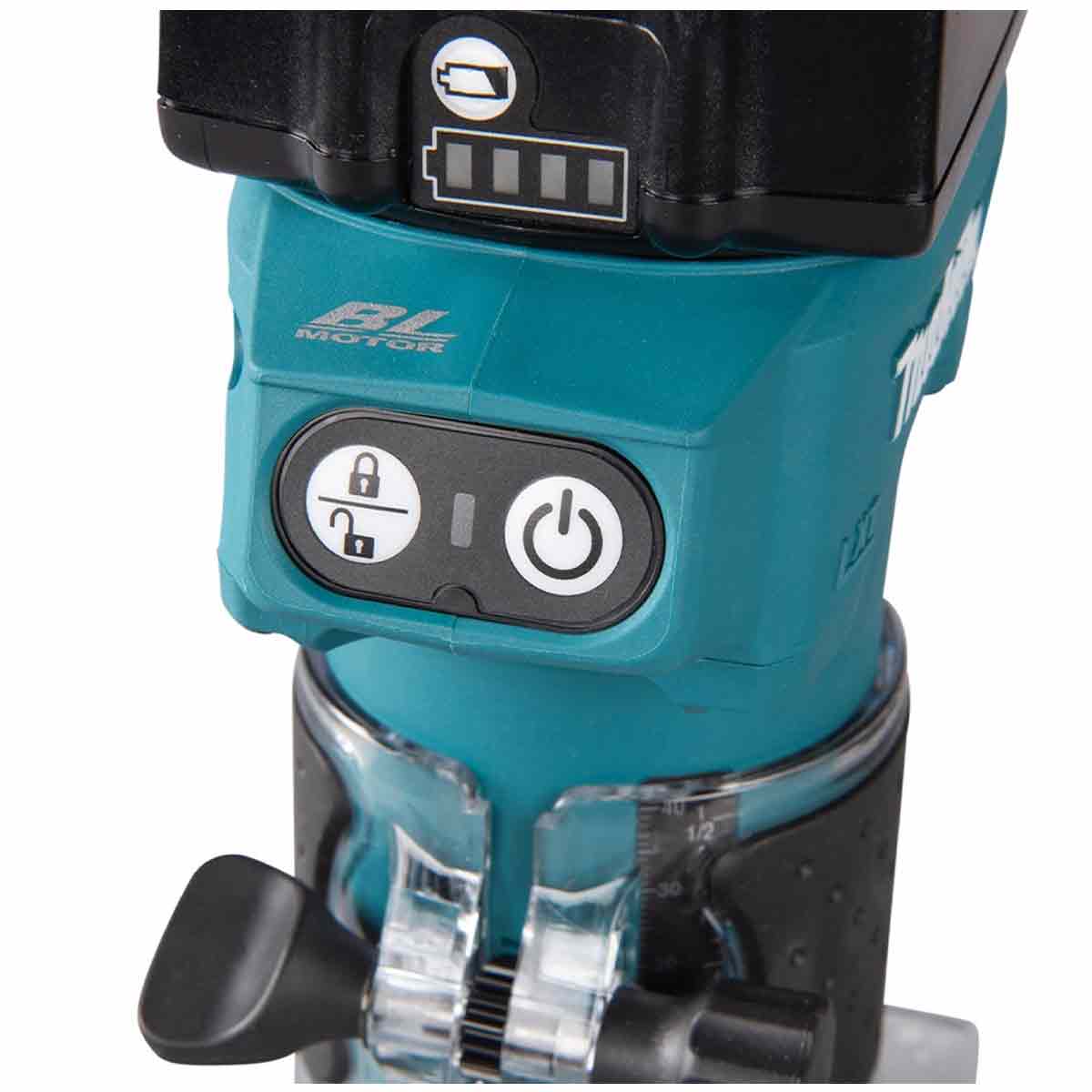 Makita DRT52Z 18V LXT Brushless 1/4" Router Trimmer Body Only - MonkeyTools