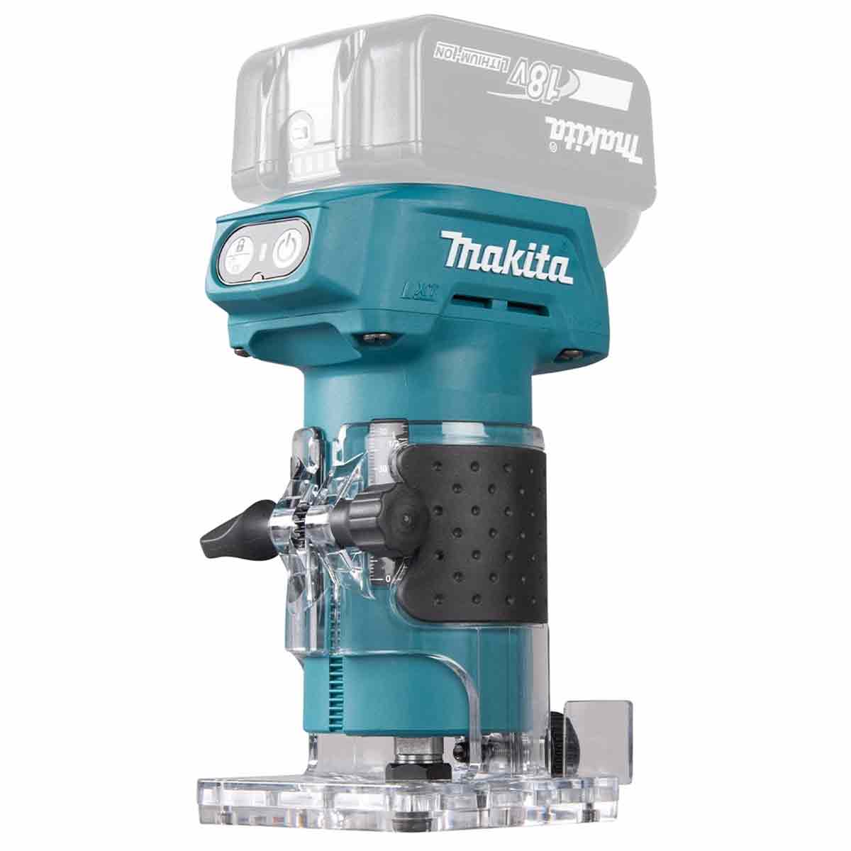 Makita DRT52Z 18V LXT Brushless Router Trimmer with 1 x 5.0Ah Battery & Charger - MonkeyTools