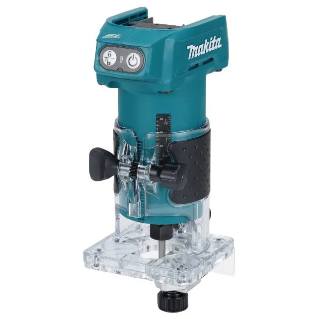 Makita DRT52Z 18V LXT Brushless Router Trimmer with 1 x 5.0Ah Battery & Charger - MonkeyTools
