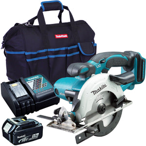 Makita DSS501Z 18V 136mm Circular Saw with 1 x 5.0Ah Battery Charger & Bag - MonkeyTools