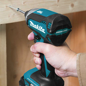 Makita DTD153Z 18V Brushless Impact Driver with 1 x 5.0Ah Battery Charger & Bag - MonkeyTools