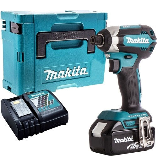 Makita DTD153Z 18V LXT Brushless Impact Driver with 1 x 5.0Ah Battery & Charger in Case - MonkeyTools