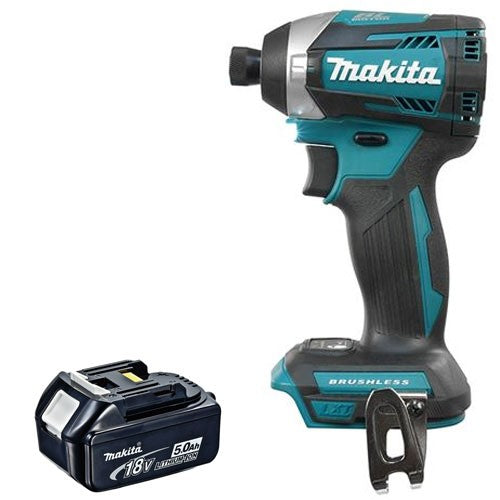 Makita DTD154Z 18V Brushless Impact Driver With 1 x 5.0Ah Battery - MonkeyTools