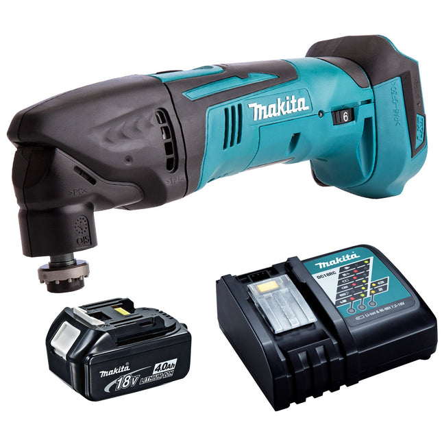 Makita DTM50Z 18V Oscillating Multi Tool Cutter with 1 x 4.0Ah Battery & Charger - MonkeyTools